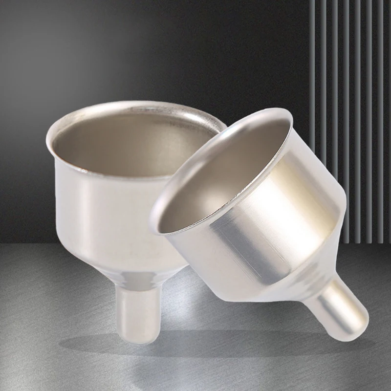 Universal Long-mouth Funnel Kitchen Accessory Funnel Stainless Steel Portable Mini Small Mouth Funnels Bar Wine Flask