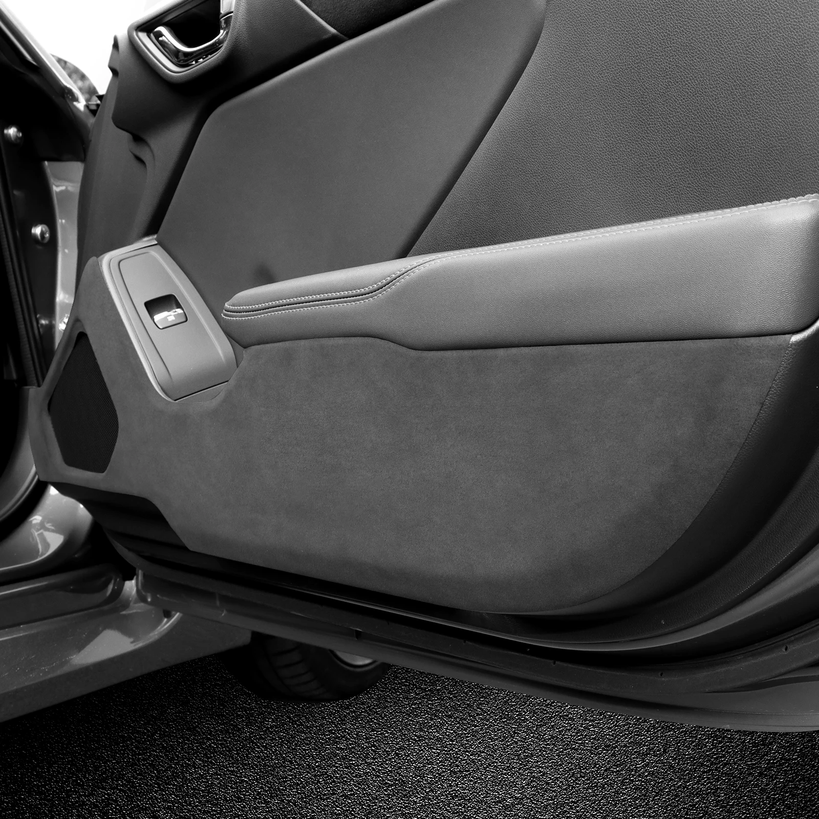 Sticker For Subaru BRZ Toyota GR86 2021 2022 2023 2024 2025 Anti-kick Pad Suede Leather Carbon Edge Pad Accessories Door Protect