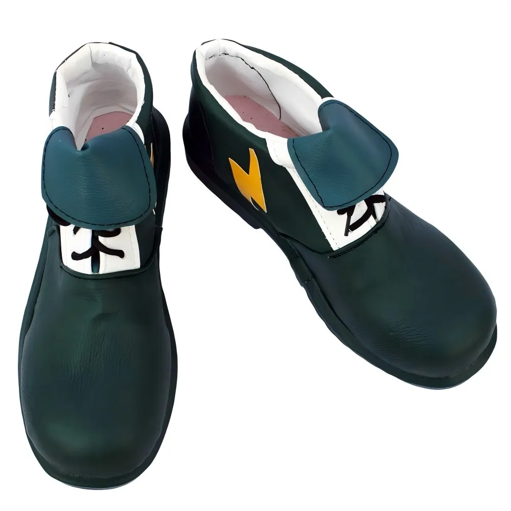 Anime Inazuma 11th Mamoru Endo Cosplay Shoes Green Sneakers Costume Accessories Roleplay Suits Props Halloween Carnival Party view 3