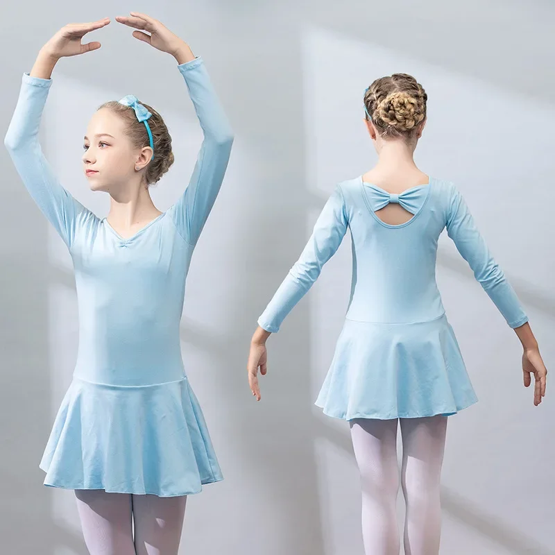 Sommer Casual Ballett Mädchen Kleid Vestidos Tanz Kostüm Outfits Mädchen Kleidung Kinder Ballerine kinder Kleider Ballett Trikot