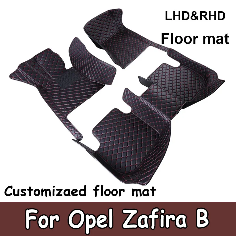 Car Mats For Opel Zafira B A05 2005~2014 7 Seater Car Floor Mat Accesorios Para Auto Tapis De Sol Car Mats Floor Car Accessories