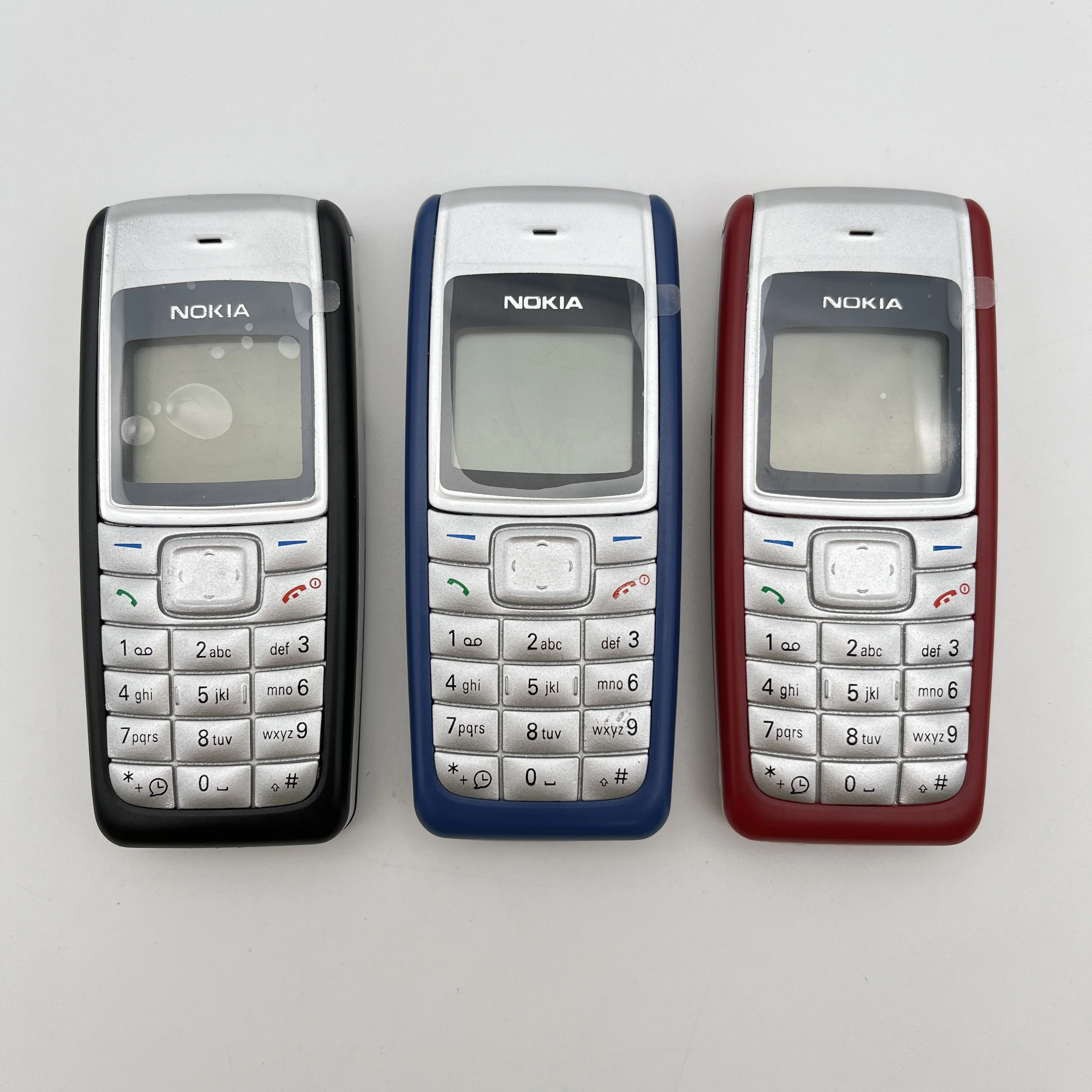 هاتف محمول أصلي غير مقفول لهاتف Nokia 1110 بشريحتين GSM 900/1800 900mAh لوحة مفاتيح أوروبية وآسيوية أكبر مصنوعة في فنلندا