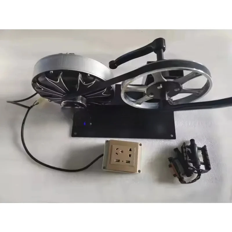 300W Brushless Permanent Magnet Pedal Bicycle Generator DC AC Output