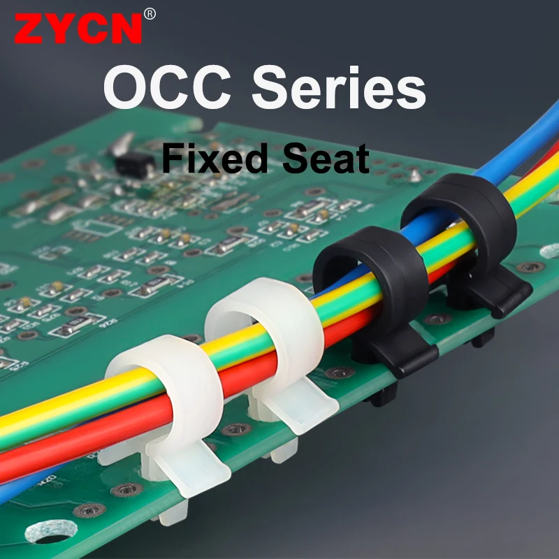 ZYCN Wire Clip Plastic Isolation Column Cable Tie Holder Spacer Substrate Nylon Circuit PCB Board Rivets Insulation 100PCS OCC