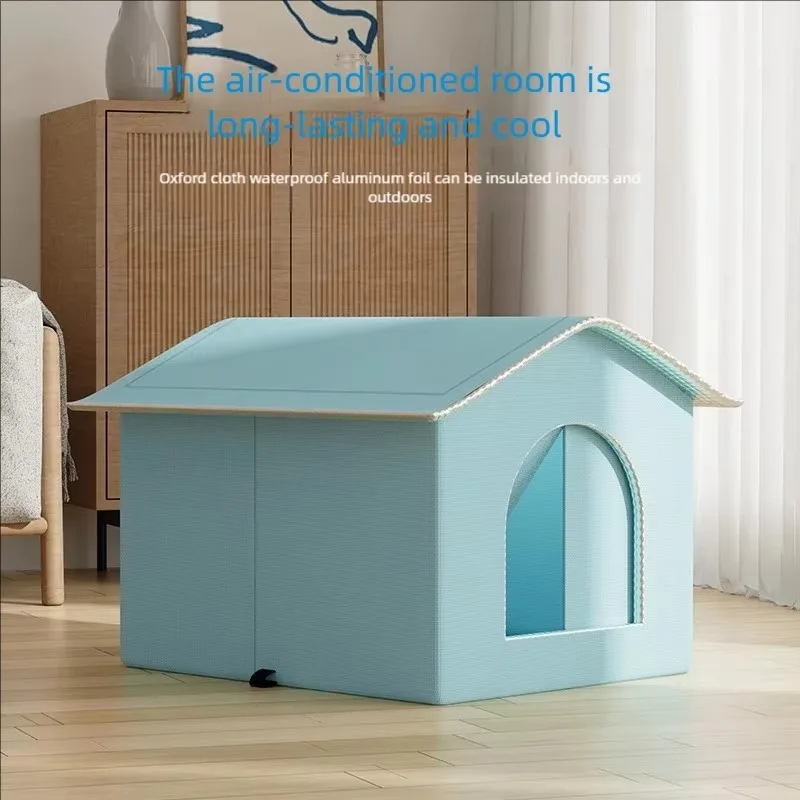 

Factory Direct Cat Nest Summer Pet Cooler Nest Ice Pad Cooler Nest Long-lasting Locking Temperature Cat Sleeping House