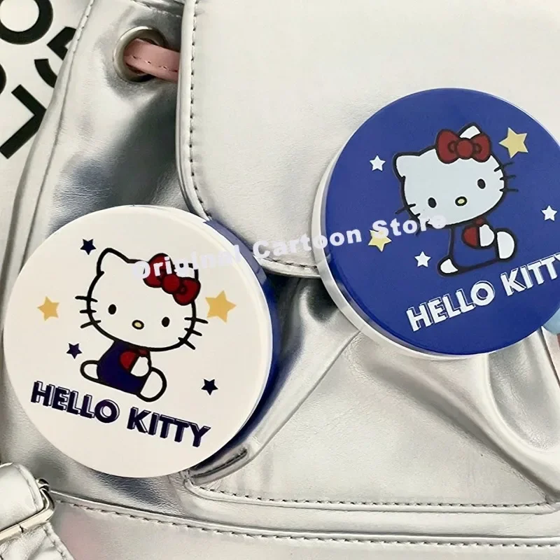 Hello Kitty Sanrio Kuromi Leuke Cartoon Contactlenzen Companion Box Compact Gemakkelijk te gebruiken met Spiegel Contactlens Box Girl Gift