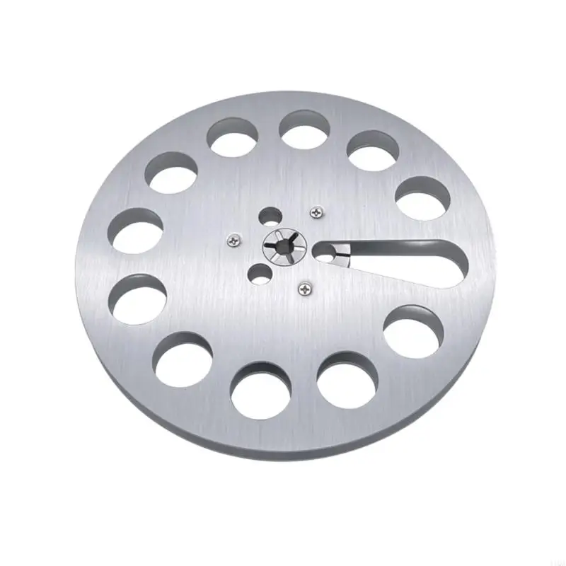 41QA AluminumAlloy Empty Tape Spool with 12 Holes Stylish- 7Inch Tape Reel