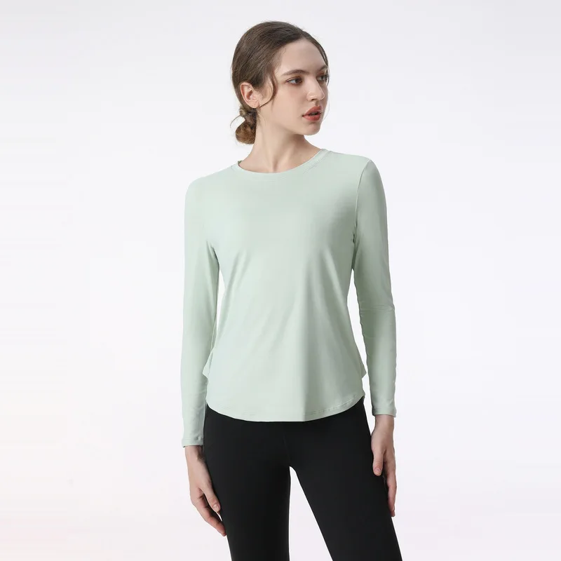 Long Sleeve Yoga Clothes Women 2025 Sportswear Woman Gym Running Blouses Shirts Sports Tops Fitness T-shirt Gym Clothing Workout