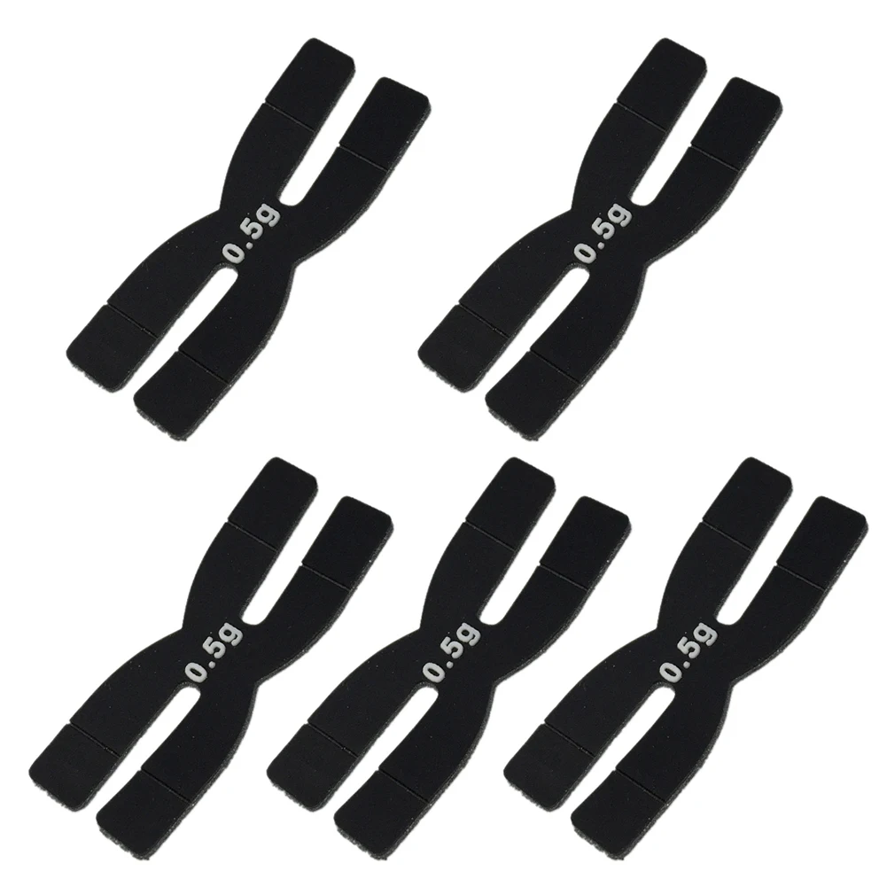 5pcs Tennis Racket Weight Balance Strips Silicone For Racquet Sport Adhesion Adjust Wear-resistant Tennis Parts Racquet Strips