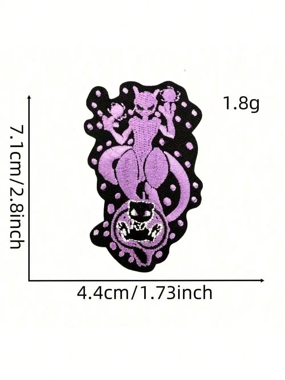 8 قطع من الرقع المطرزة بنمط رائع/الخياطة - إصلاح الملابس/السترة/الجينز والديكور DIY لحقيبة الظهر/القبعة/الهدايا.