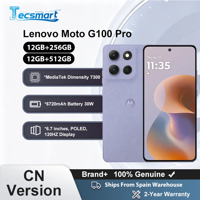 Smartphone - Motorola Moto G100 Pro 6,7 pouces 1,5K pOLED 120Hz Dimensité d'affichage 7300 6720mAh 50MP AI Caméra Cellular CN Version Motorola g86 power Smartphone - Motorola Moto G100 Pro 6,7 pouces 1,5K pOLED 120Hz Dimensité d'affichage 7300 6720mAh 50MP AI Caméra Cellular CN Version Motorola g86 power