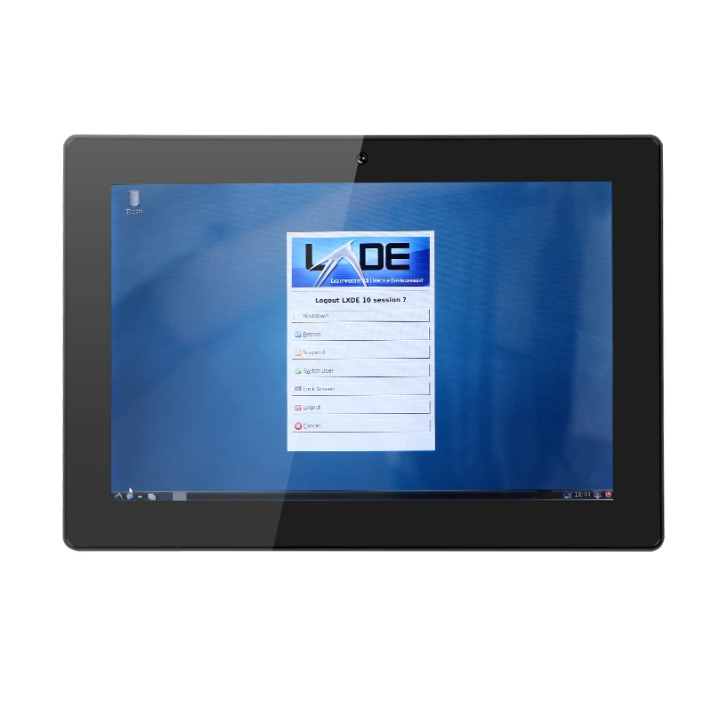 64bits Linux Debian Tablet 10 Inch Wall Mount Tablet Poe Shockproof Industrial Tablet PC OEM 2GB Android 11 or Debian 10 Support