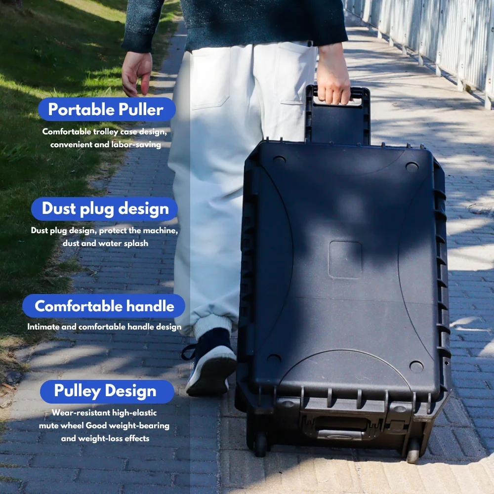 

Reasonable Price Portable Lithium Battery Power Station 2000w Energy Storage Solar Panel Chargeable Trolley ABS case