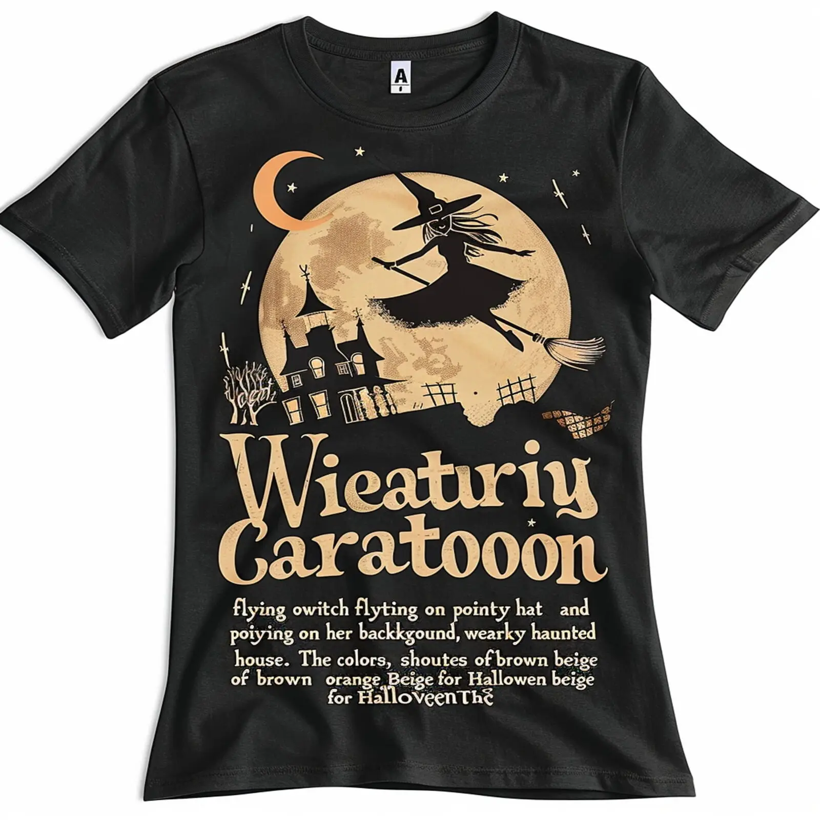 Vintage Witch Halloween TShirt WWizardly Caffeinated Design Spooky Haunted