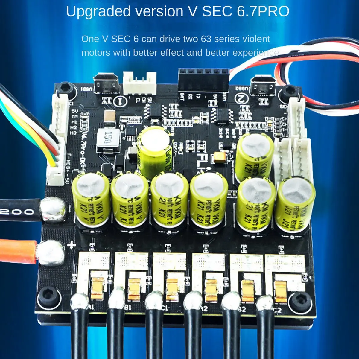 

Flipsky V6.7Pro 200A Высокоточная печатная плата с двойным приводом на основе VESC для регулятора скорости электрического скейтборда/самоката с корпусом
