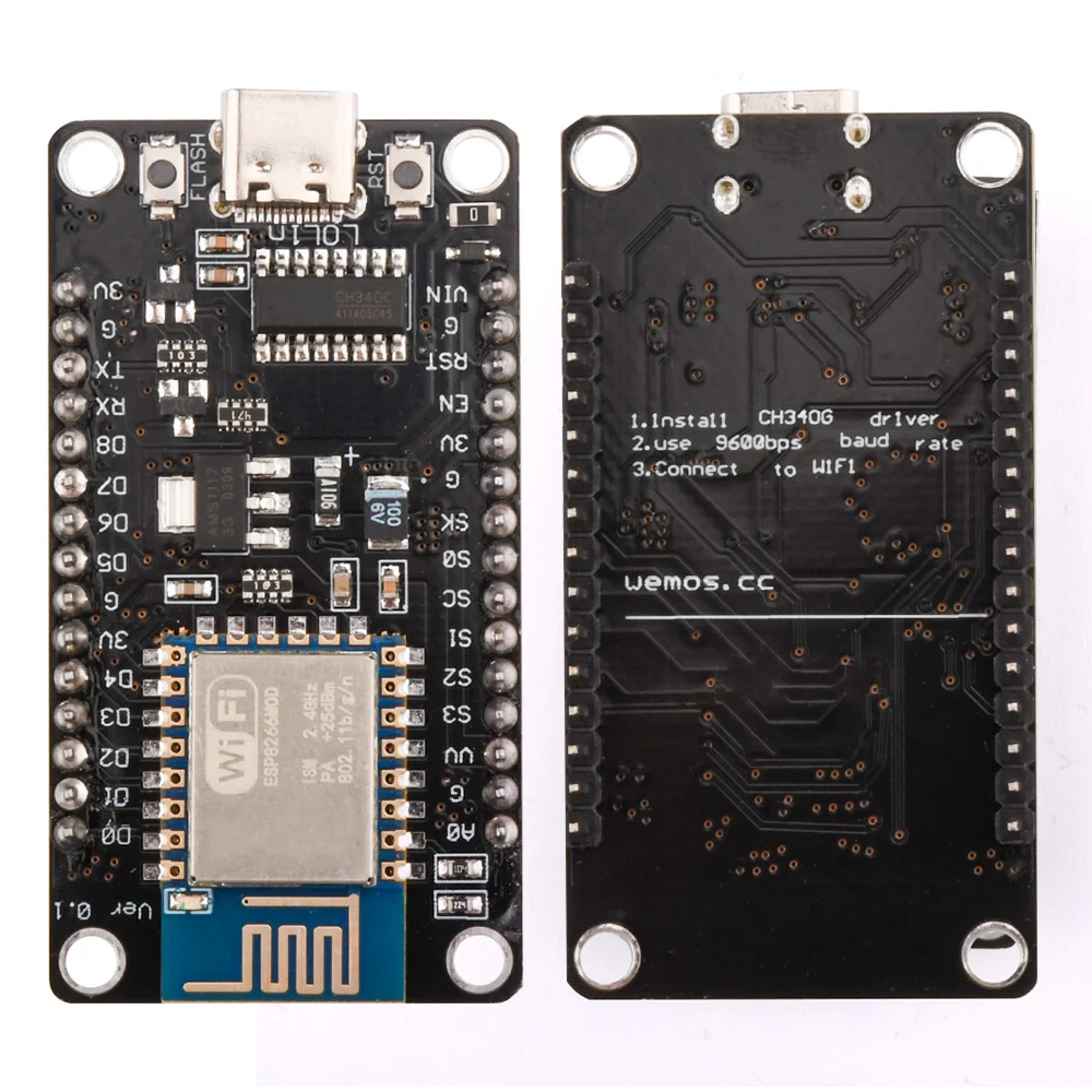 

TYPE-C interface ESP8266 serial port wifi module NodeMCU Lua V3 Internet of Things development board CH340