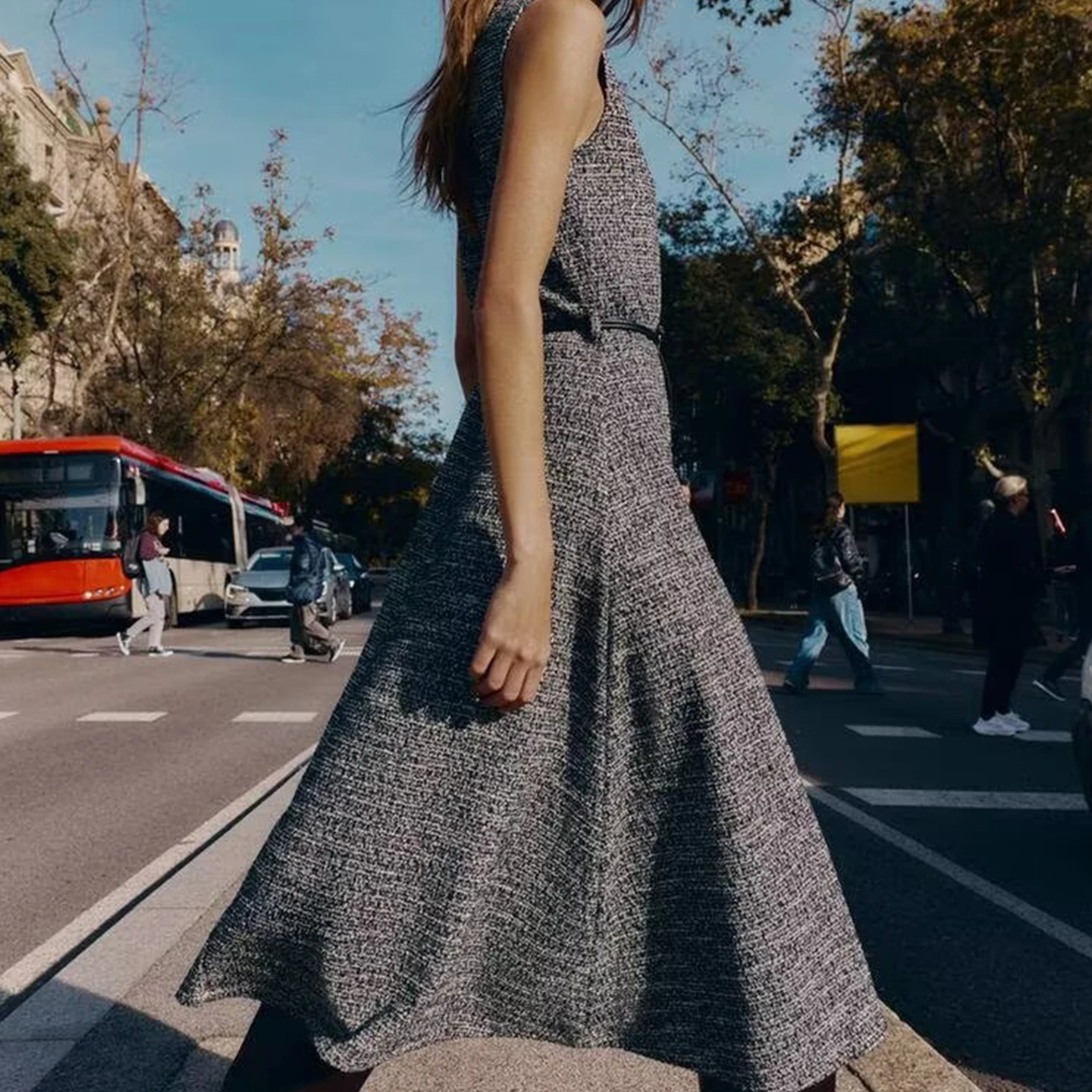 Z 2025 حزام خصر جديد متعدد الاستخدامات ذو طابع شخصي Dr Ele تنورة على شكل حرف a Svel Commute Sle للسيدات Dr #3