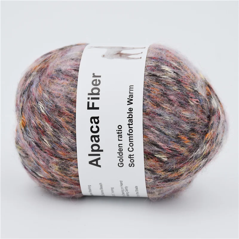 50g Thick Yarn Knitted Alpaca Warm Colorful Needle Crochet Hand Knitted Scarf Alize Cotton Woolen Thread