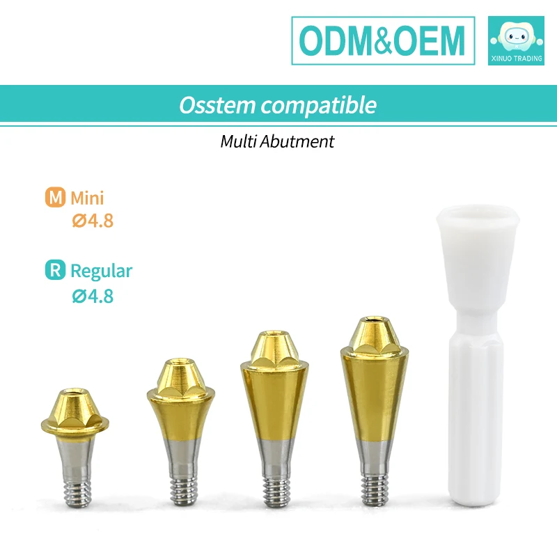 

Osstem Multi Unit Straight Abutment OEM ODM for Screw Retained Dental Implant Restoration 5.0 Dental Implant Parts & Accessorie