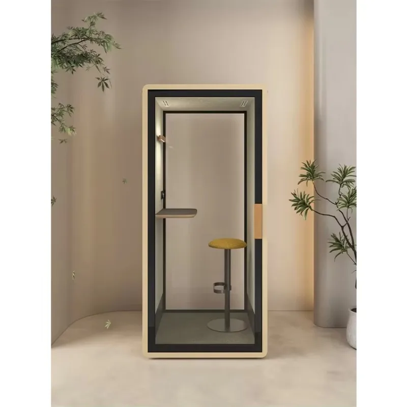 Modern Mobile Outdoor Soundproof Office Meeting Sleeping Chamber Quiet Booth Pod Meditation for Hotel Villa Use OEM Customized