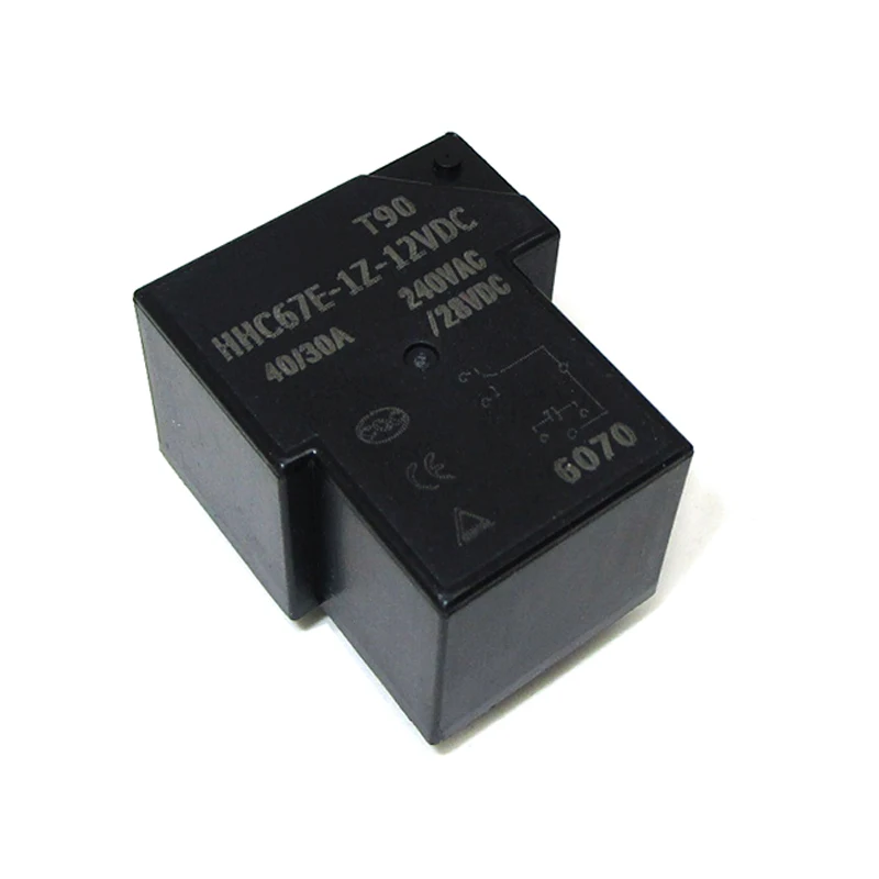 1PCS Original NNC HHC67E-1Z-12VDC 40A/30A 12VDC 5/6-pin set of conversion power relay