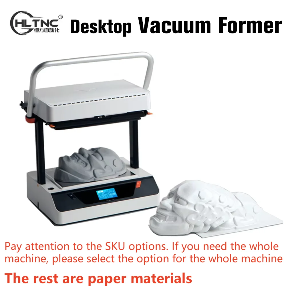 Vaquform 1.32KW 110V 220V Digital Desktop Vacuum Former Plastic Blister Machine For PVC PE PP ABS Prototyping Molds 3D Printer