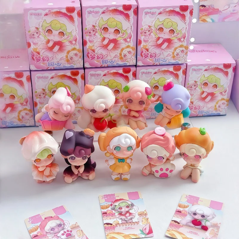 

Подлинная серия Winkyee Dream Sweetheart, мини-слепая коробка, милая модная кукла, гаражный комплект, украшение для рабочего стола, игрушка, подарки на день рождения для девочек