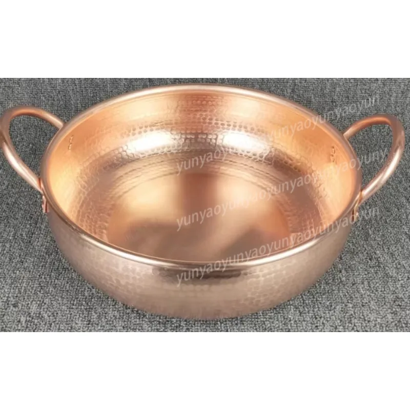 

Чисто медная индукционная плита с двумя конфорками, специальная медная кастрюля, утолщенная бытовая медная кастрюля для хот-пота