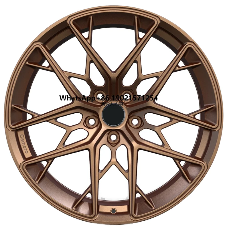 Neues Design, goldfarbene Auto-Leichtmetallfelge, tief konkav, 19-Zoll-Felgen, 5 x 114,3, breitkantige, geschmiedete Autoräder aus Legierung für Porsche