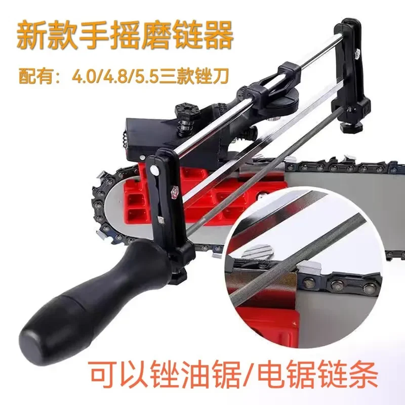 Electric Chain Saw Sharpener Lithium Battery File Bracket Labor Saving Tool for Woodworking Garden Maintenance Long Lasting