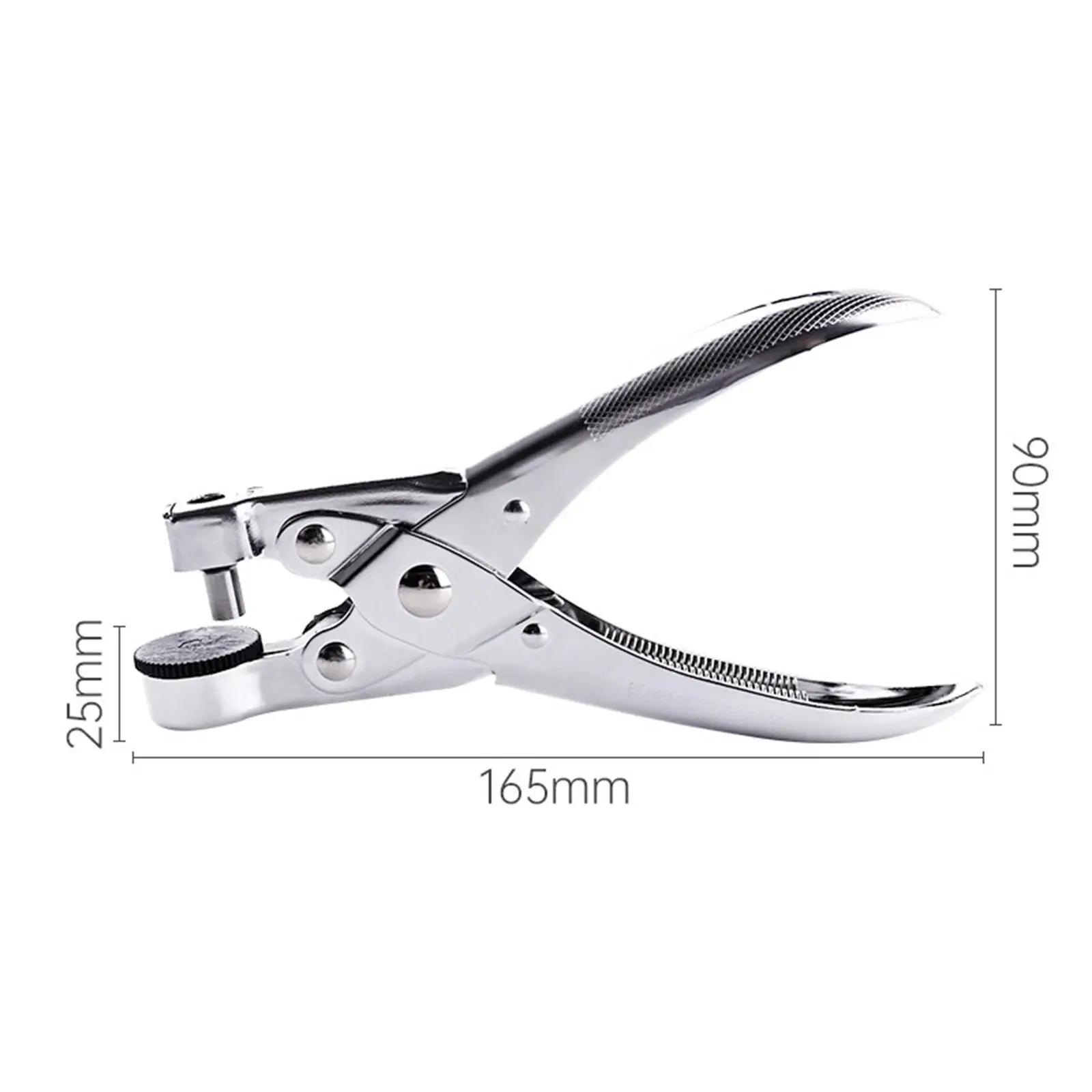 Single Hole Punch with Comfortable Grip Handle Punch Tool Punching Pliers