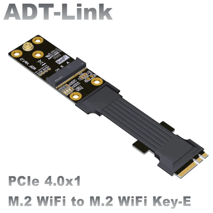 

ADT M.2 WiFi A.E Key Wireless Network Interface Card Transfer Extension Cable Pcie4.0 3.0