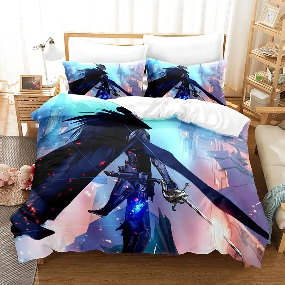 2023 Dragon Age Dreadwolf Bedding Set Single Twin Full Queen King Size Bed Set Aldult Kid Bedroom Duvetcover Sets Anime Game