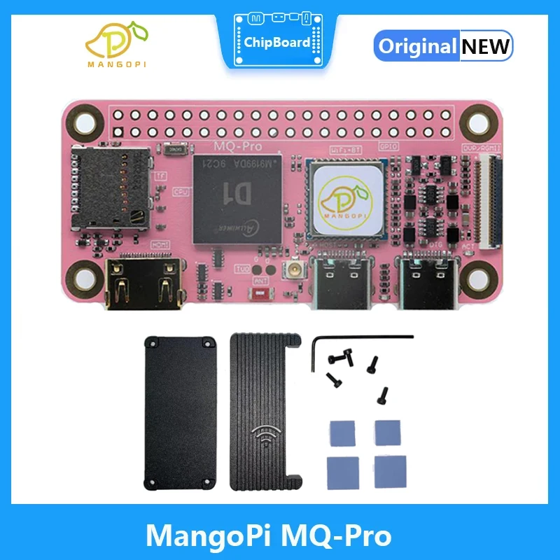 MangoPi-MQ-Pro Development Board, Allwinner D1, SBC Domestic RISCV Art, Comparado Raspberry Pi, Laranja Pi, Novo