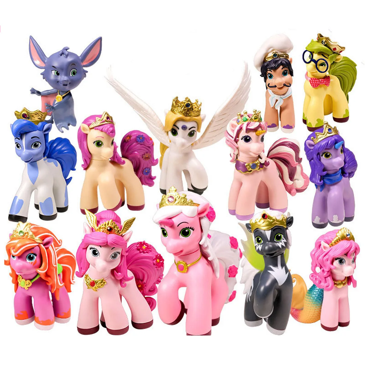 Figuras de Acción Originales de Filly, Muñecos de Pony de la Academia Mágica, Regalos de Cumpleaños, Adornos de Mesa, Coleccionables