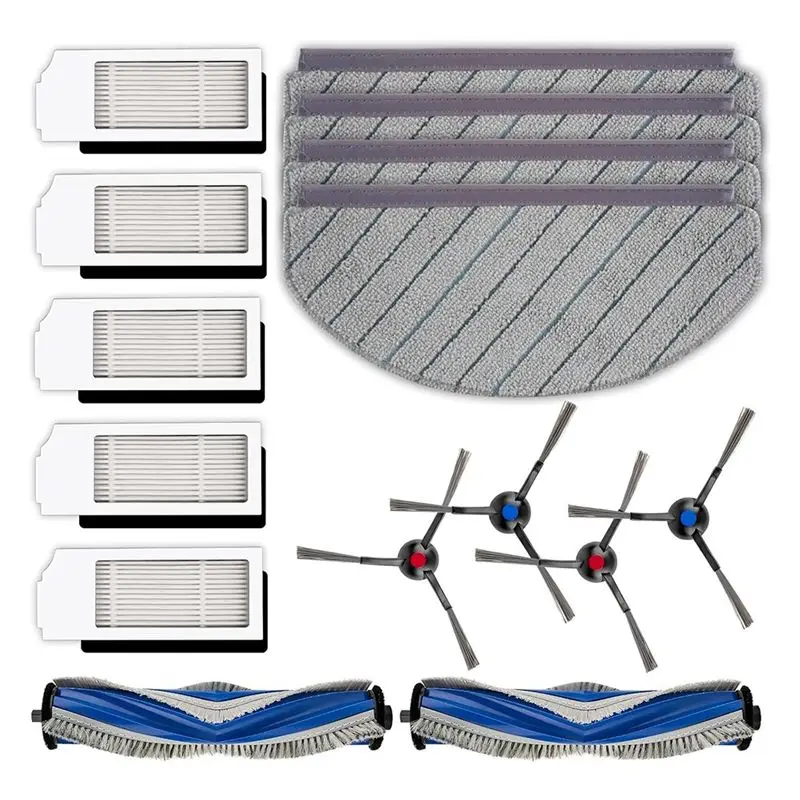 

LLCS-For ECOVACS DEEBOT N20 Plus/N20 Pro Plus: аксессуары, роликовые щетки, боковые щетки, фильтры, салфетки для уборки для робота-пылесоса