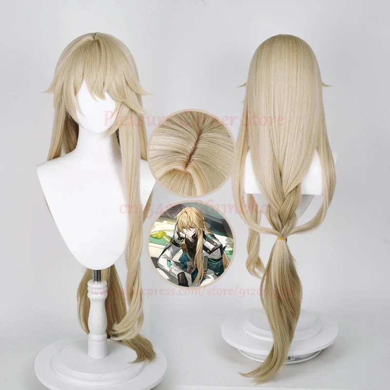 

Honkai: Star Rail Luocha Cosplay Wig Long Linen Gradient Anime Luo Cha Cosplay Wig Heat Resistant Synthetic Simulated Scalp Wig