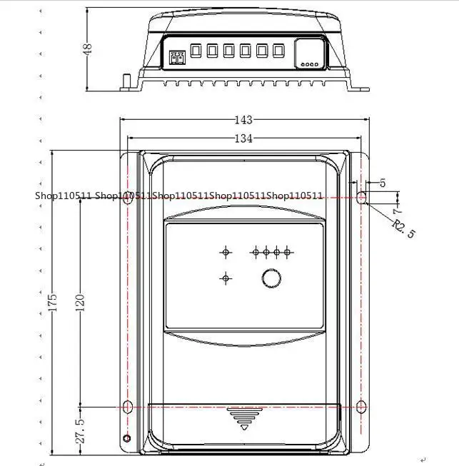 XDS2  XTRA Series(10~40A) MPPT Charge Controller RS485 communication port