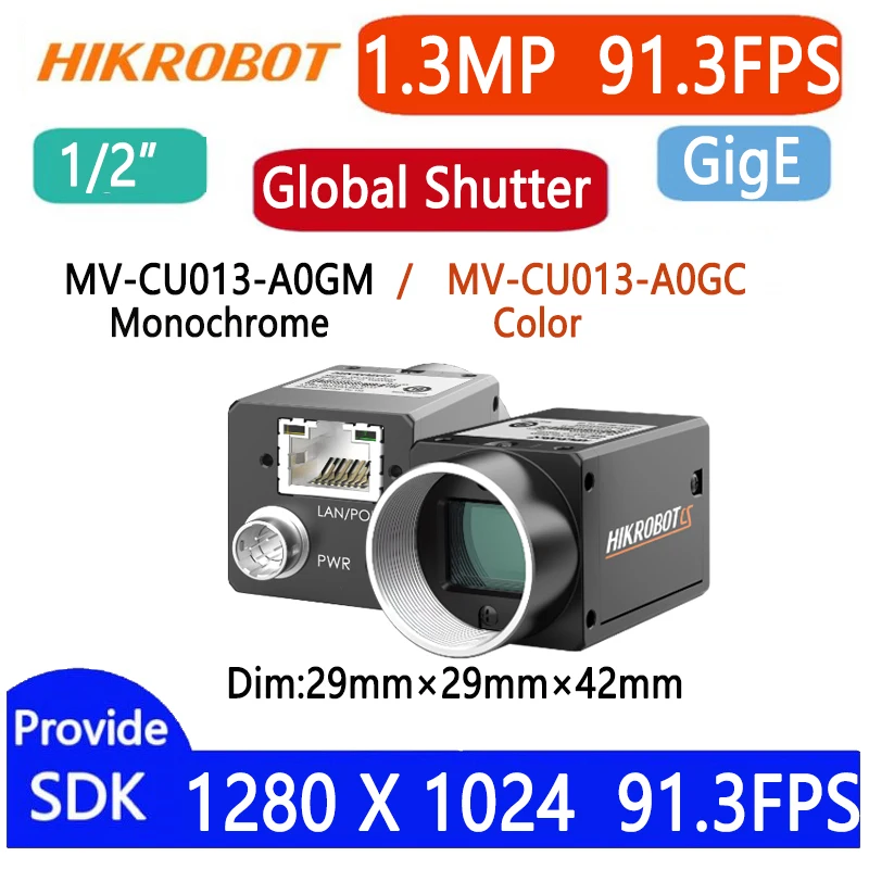 Hikvision 1.3MP 1/2… - image