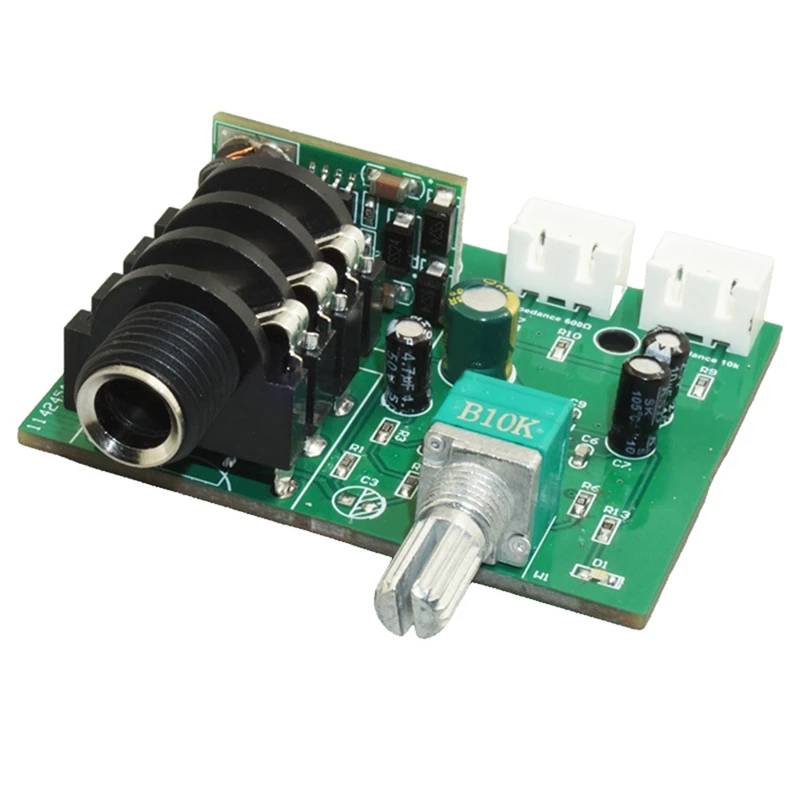 

HFES Dynamic Microphone Capacitor Amplifier Preamplifier Mic Pickup Small Signal Amplification Circuit Module Interface