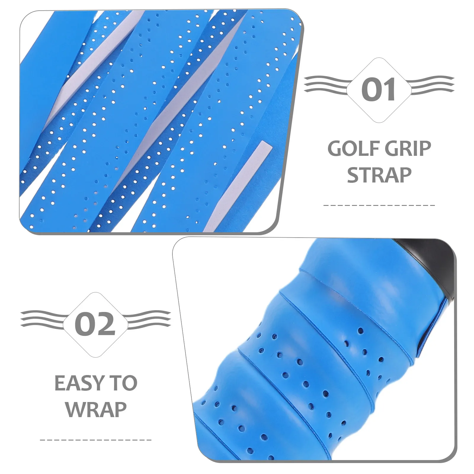 4 комплекта противоскользящей ленты для захвата гольфа, водонепроницаемая, прочная, стильная конструкция, простое нанесение, длительное использование, решение для перемещения