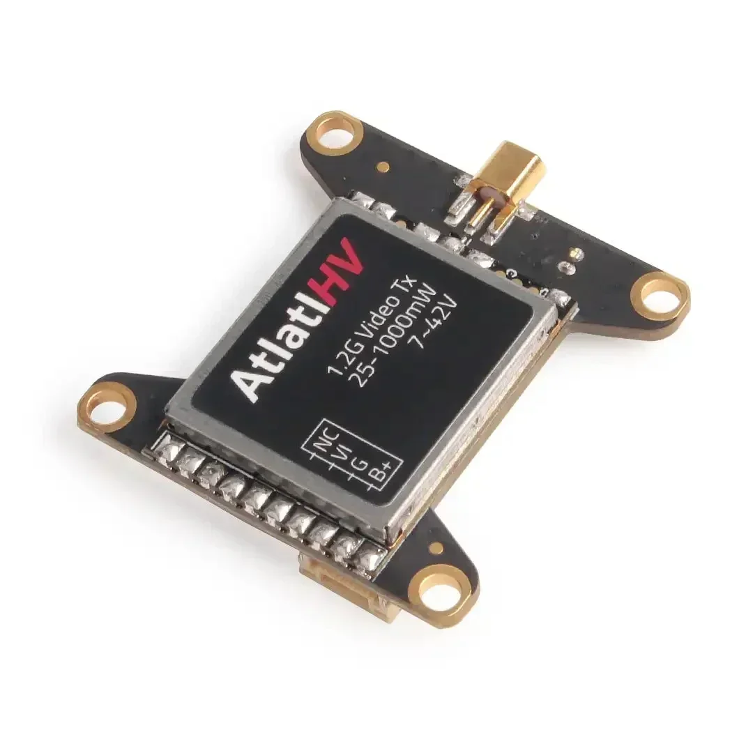 HolyBro Atlatl HV V2 VTX, 1.2GHz 1W, 25-1000mW Adjustable Power, 7-42V HV Input, for Long-Range FPV & RC Models