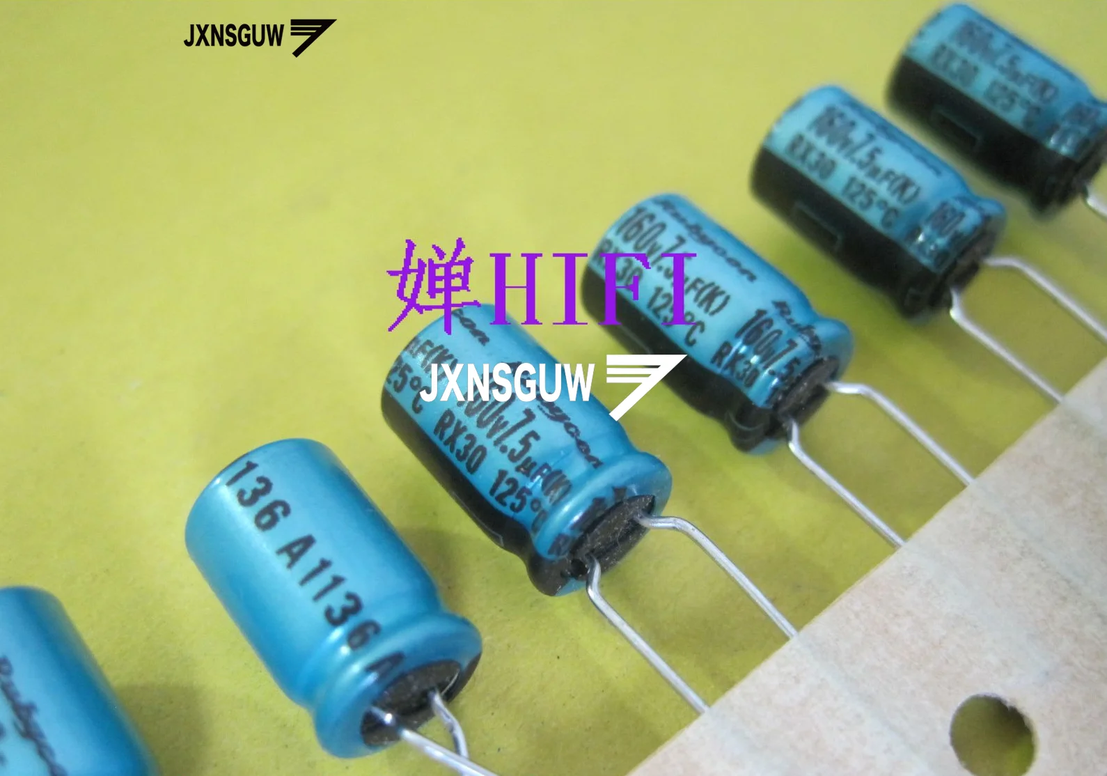 

20PCS NEW RUBYCON RX30 160V7.5UF 8X11.5MM Aluminum electrolytic capacitors 7.5uF/160v 130 degrees 7.5UF 160V