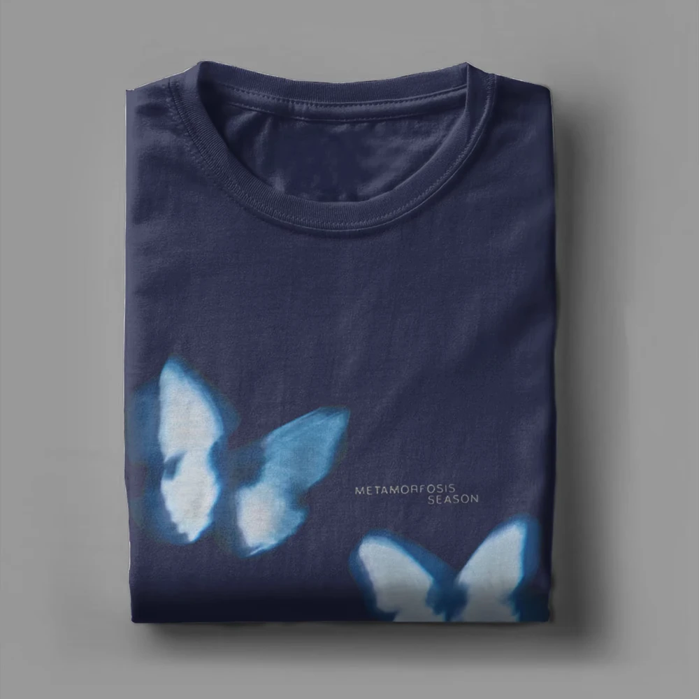 فراشة Aitana مطبوعة تي شيرت الرجال النساء القطن مضحك تي شيرت Crewneck تي شيرت المتضخم قصيرة الأكمام الملابس الطباعة #4