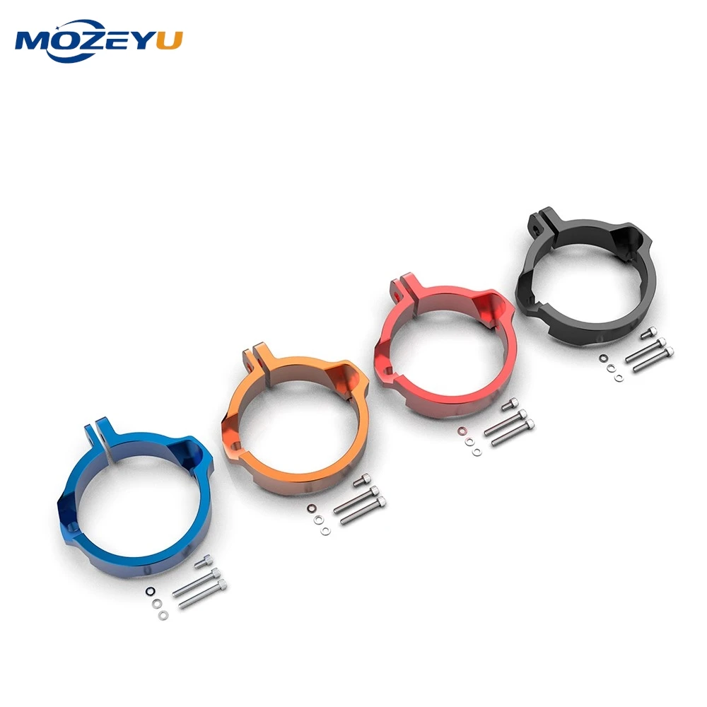 Aluminum Motor Exhaust Flange Guard Tip Muffler Pipe Clamp For Husqvarna TE/TC 250 TX TE300 2023-2025 300 SX XC XCW 2020 250 TPI
