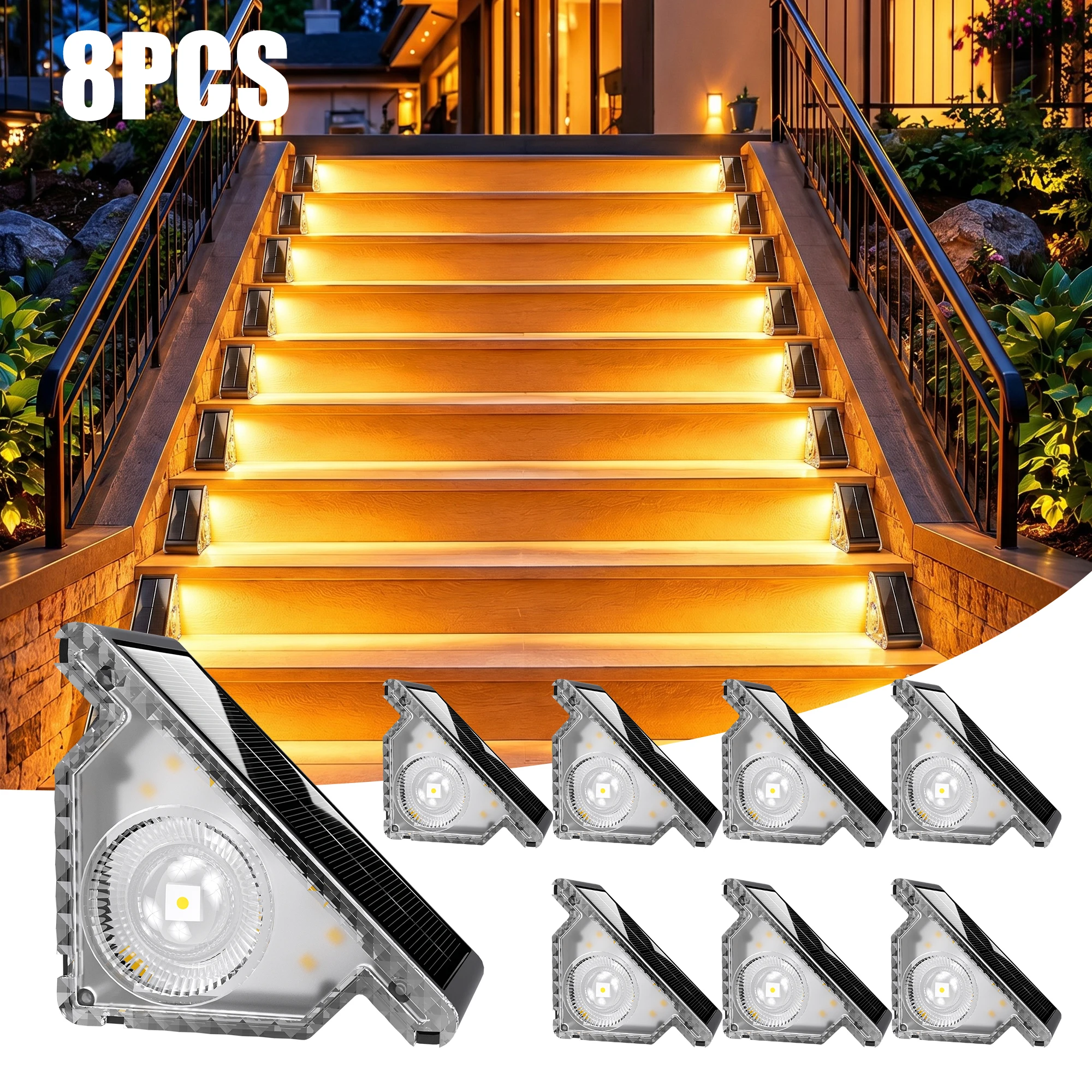 8-pack-solar-step-lights-outdoor-ip67-waterproof-solar-powered-stair-lights-with-3-lighting-modes-auto-dusk-to-dawn-550lm