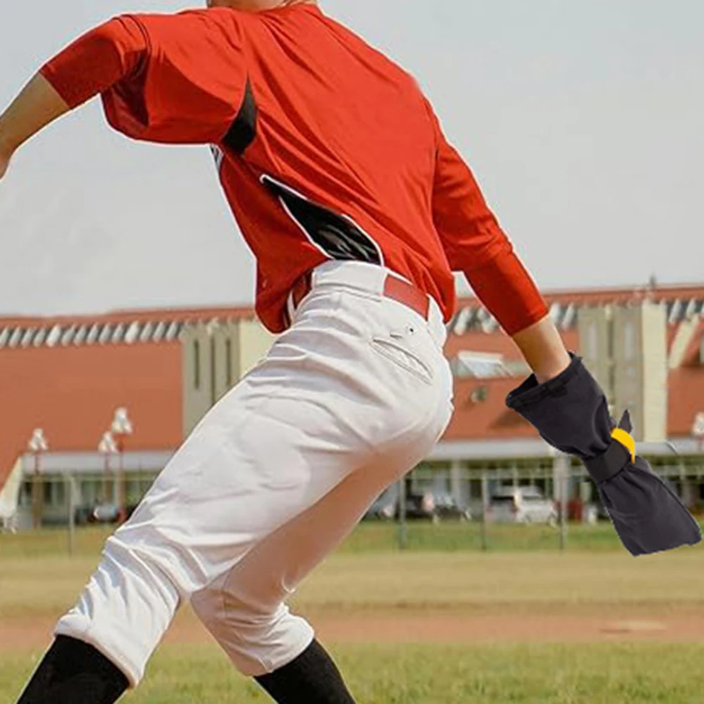 Chaussette de baseball d'entraîneur de lancer avec style de gant pour améliorer la réaction de frappe et la coordination œil-main pendant l'échauffement et la pratique