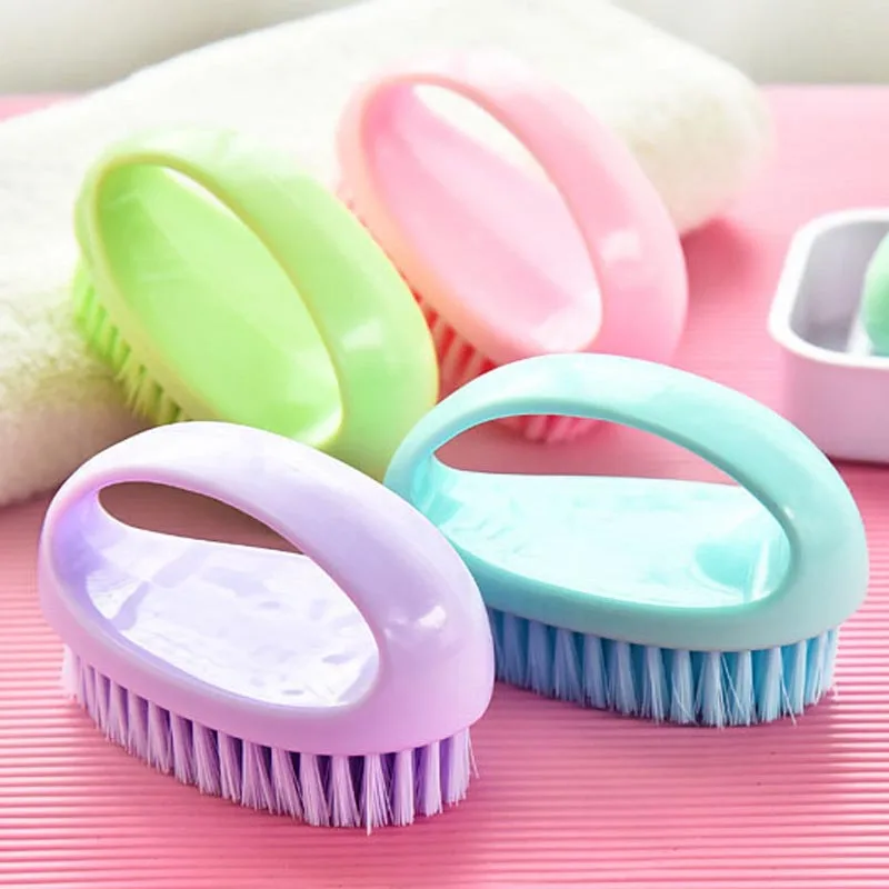 Colorful Soft Wool Clothes Brush Multifunctional Household Cleaning Washing Brush Shoes Brush Collar Shoes Cleaning Brush