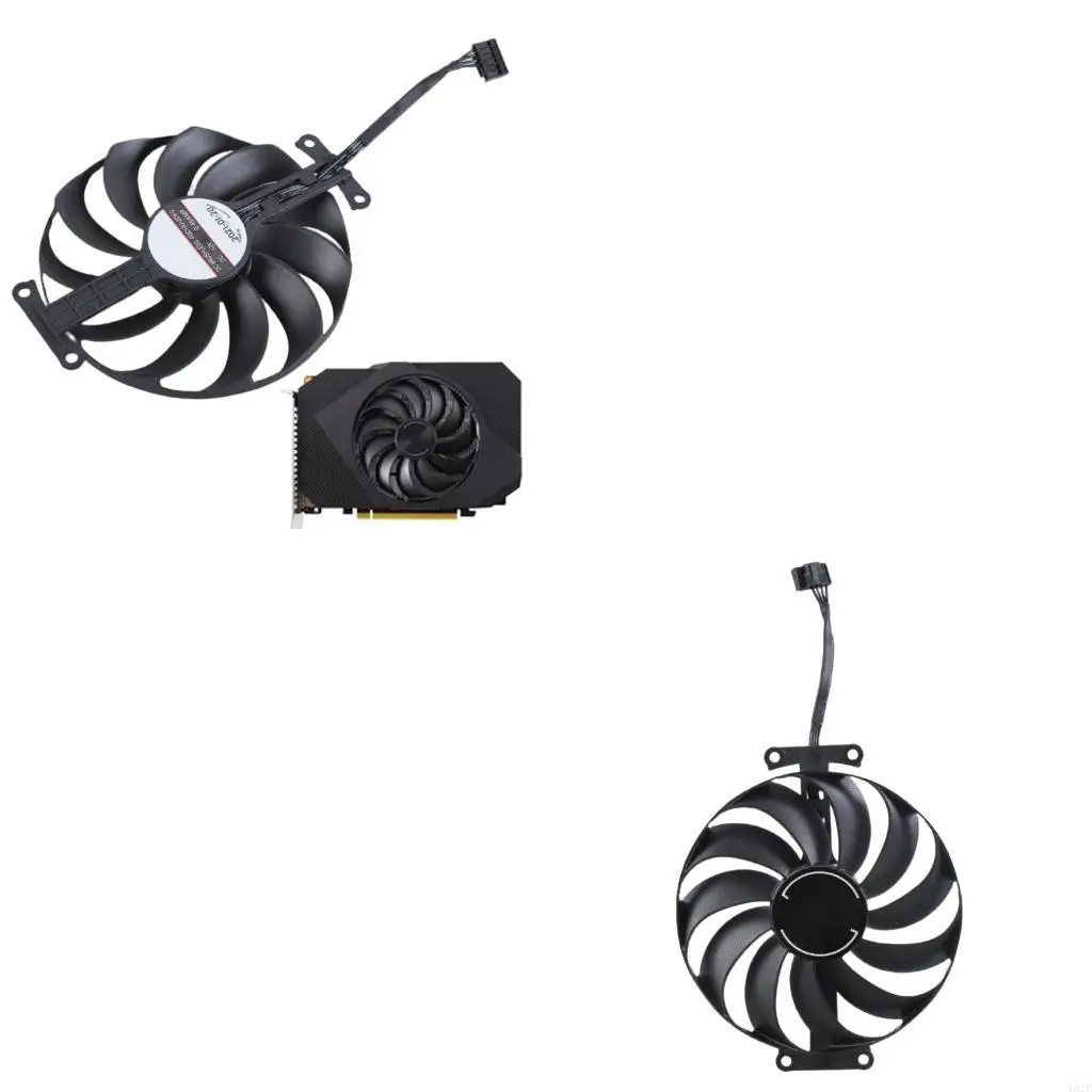 

462E 95mm 4Pin Video Card Cooling Fan For GTX1650 1630 GDDR6 4GB FDC10U12D9-C