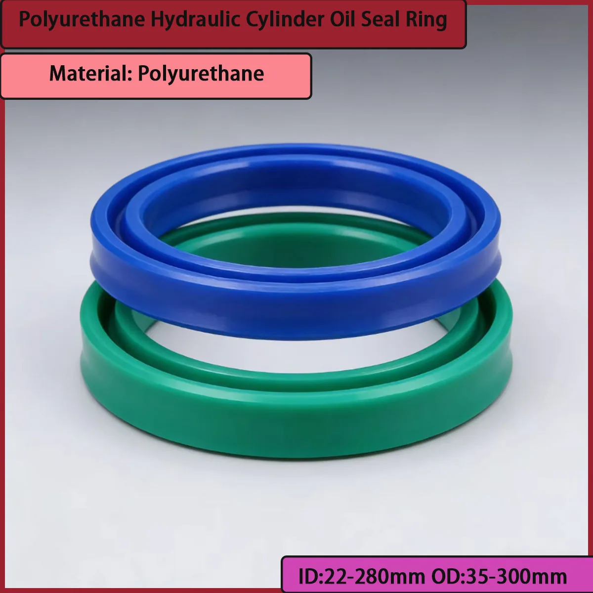 ID: 22-280mm Polyurethane Hydraulic Cylinder Oil Seal Ring Used for Construction Machinery, Hydraulic Equipment, etc